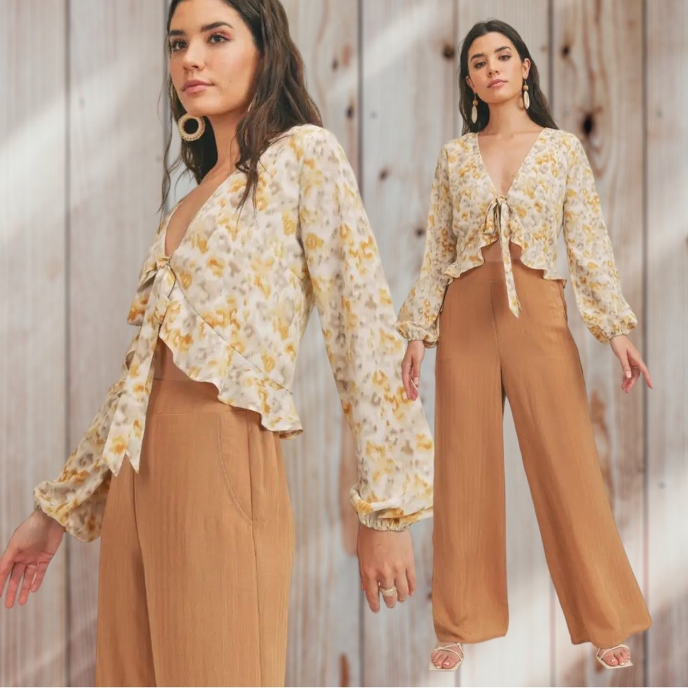 ✨ Sadie & Sage The Girl From Ipanema Ribbon Top